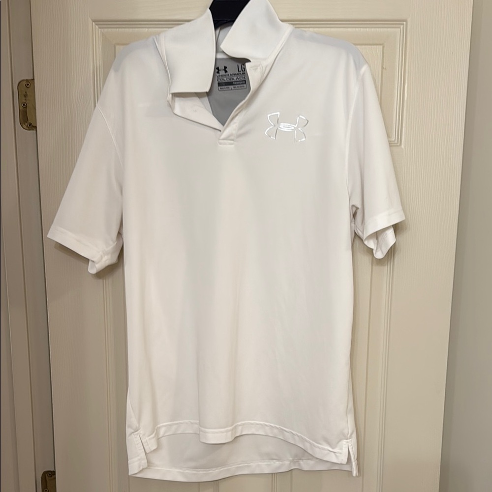 Under Armour Men's White Polo Shirt